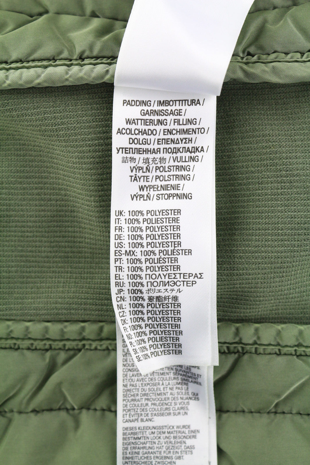 DIESEL S-Holty Men Sweatshirt L Green Pullover Insulated Quilted RRP€225