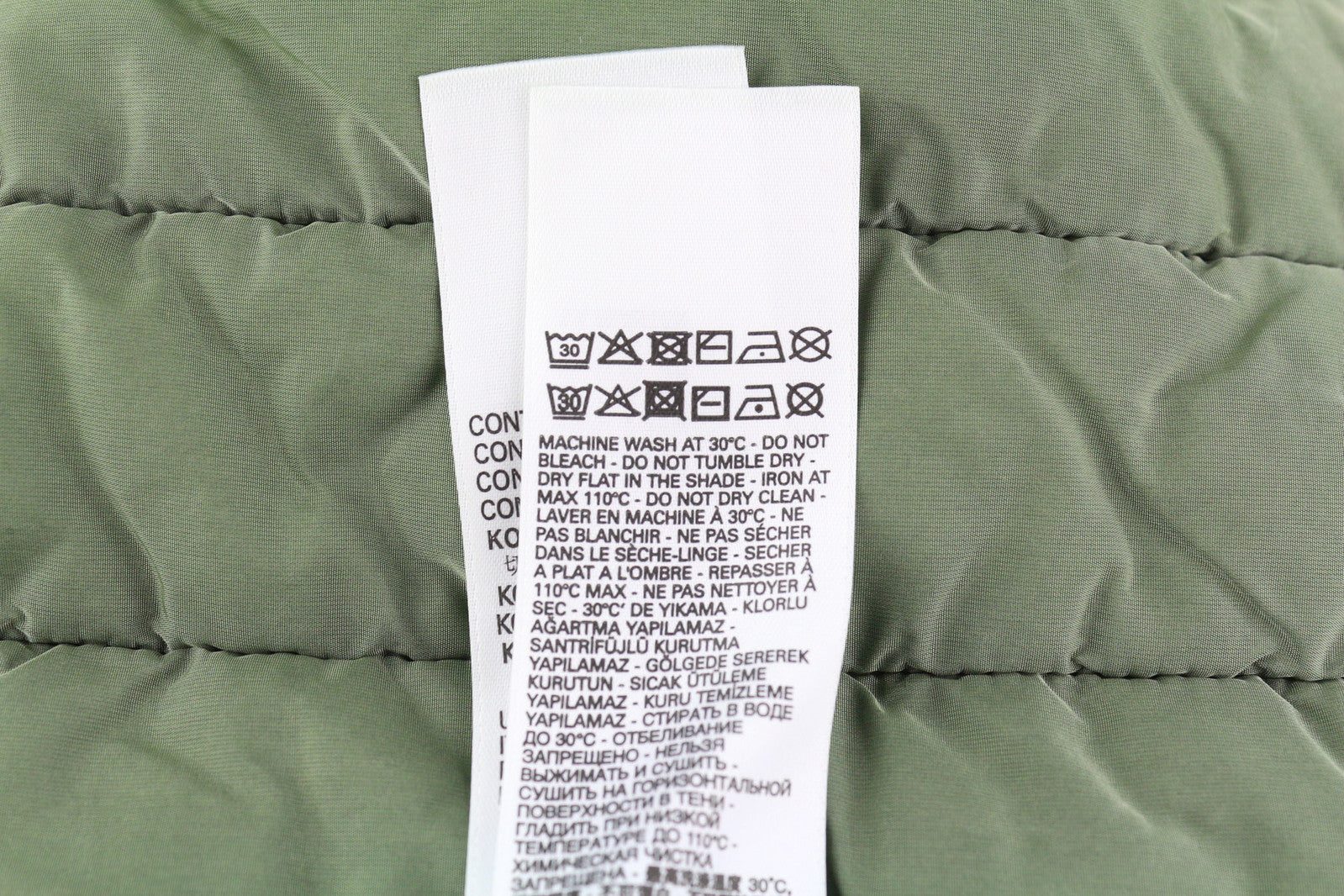 DIESEL S-Holty Men Sweatshirt L Green Pullover Insulated Quilted RRP€225