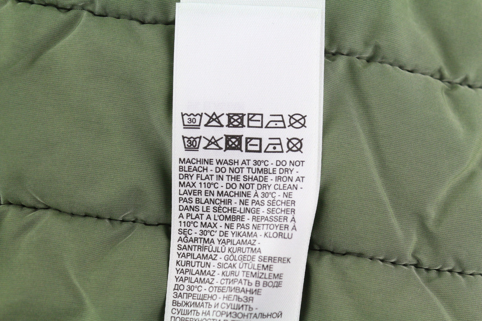 DIESEL S-Holty Men Sweatshirt L Green Pullover Padded Quilted RRP€225