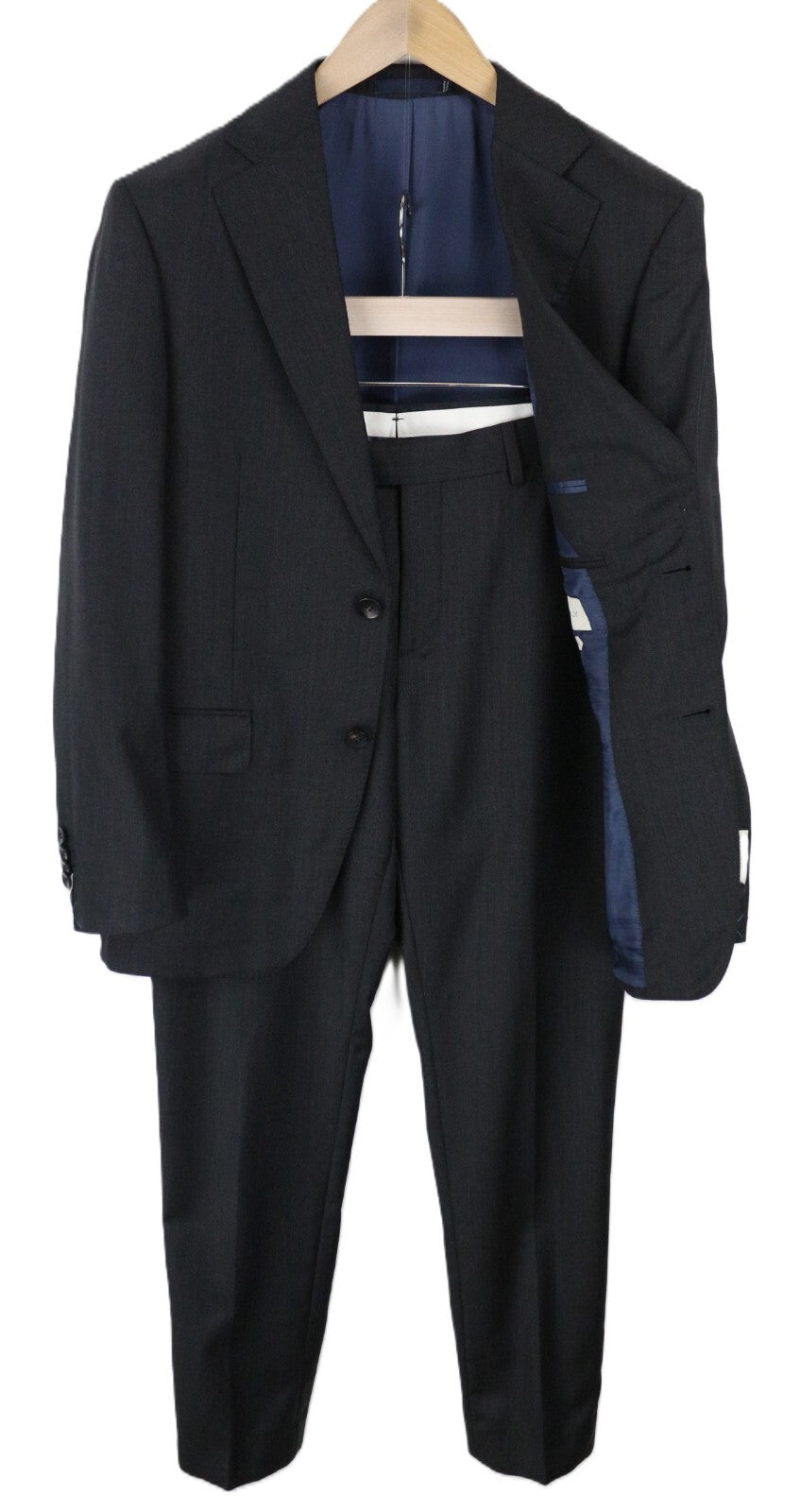 SUITSUPPLY Napoli Suit UK36R Men Super 110's Grey Wool 2 Piece Set