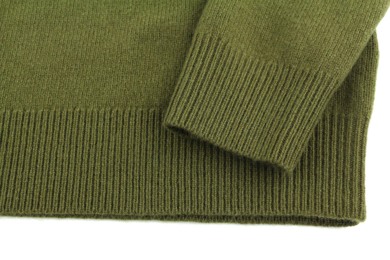 DIESEL K-Olby Men Jumper M Pullover Wool Cashmere Knit Crew Neck Green RRP325