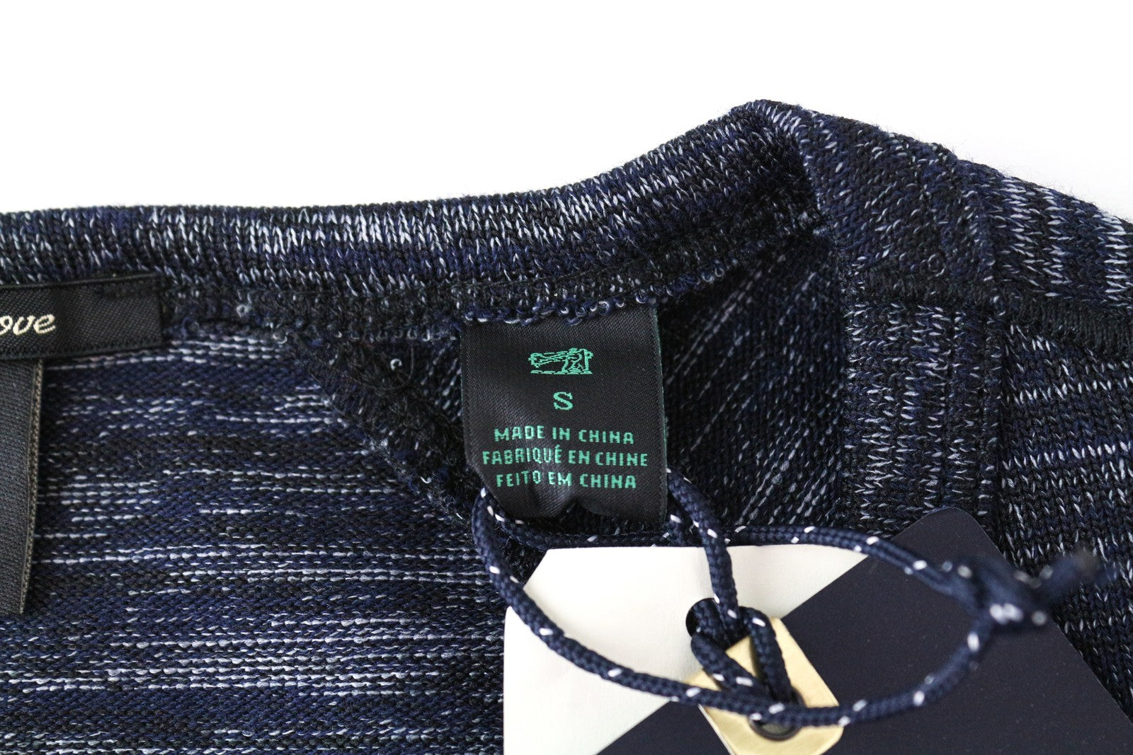 SCOTCH & SODA Navy S T-Shirt Cotton Blend Short Sleeve for Men Stretch