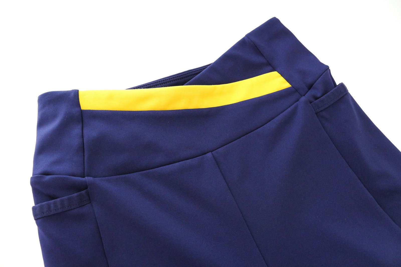 GYMSHARK Purple/Yellow Women's XS Leggings Stretch Pocketed Gymwear