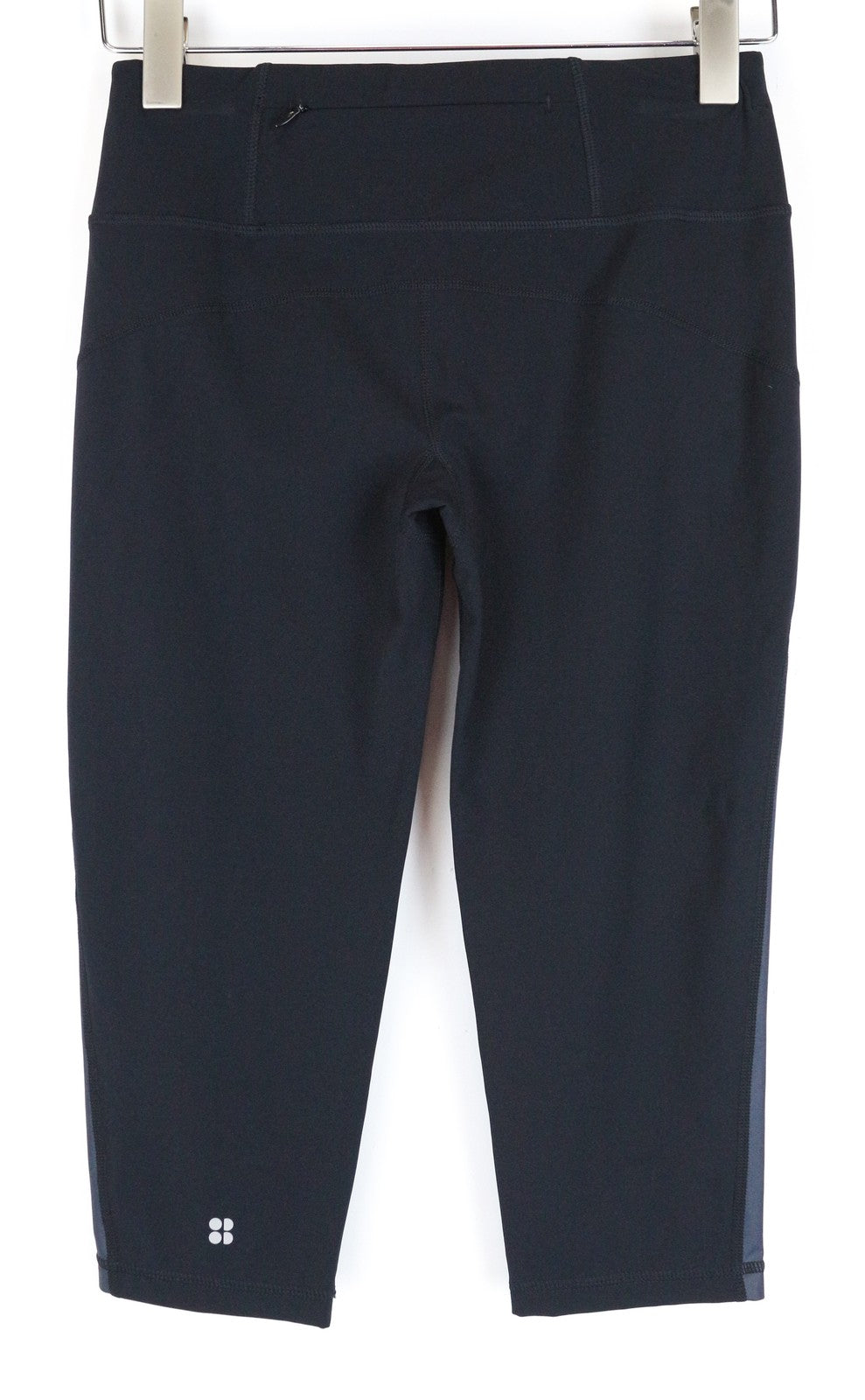 SWEATY BETTY Black Women's Capri Leggings S Stretch Active Gymwear