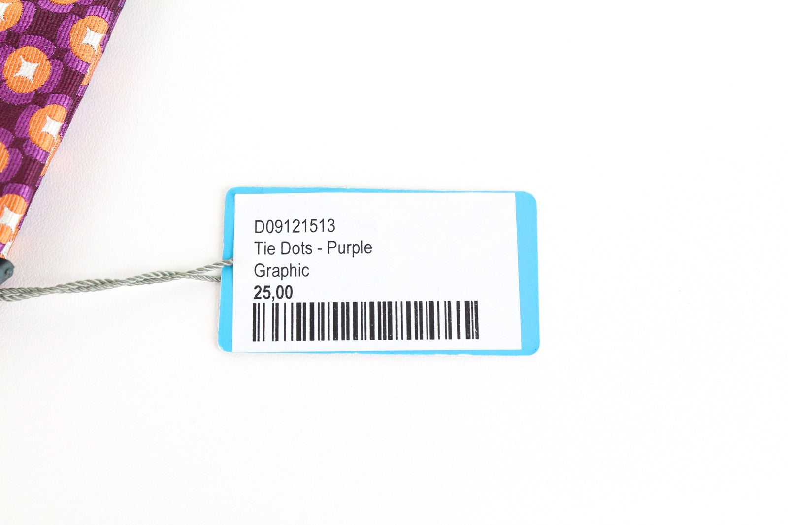 SUITSUPPLY Men's Silk Tie Purple ~150 x 6 cm Pointed Patterned Classic