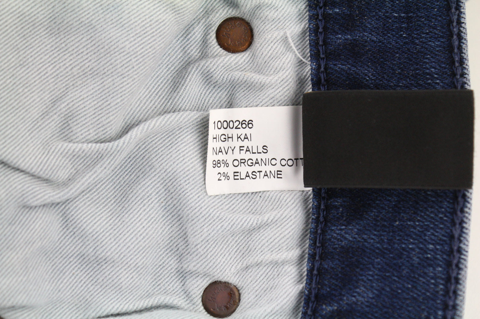 NUDIE JEANS High Kai Men Jeans W28/L30 Slim Blue Cotton Stretch Washed