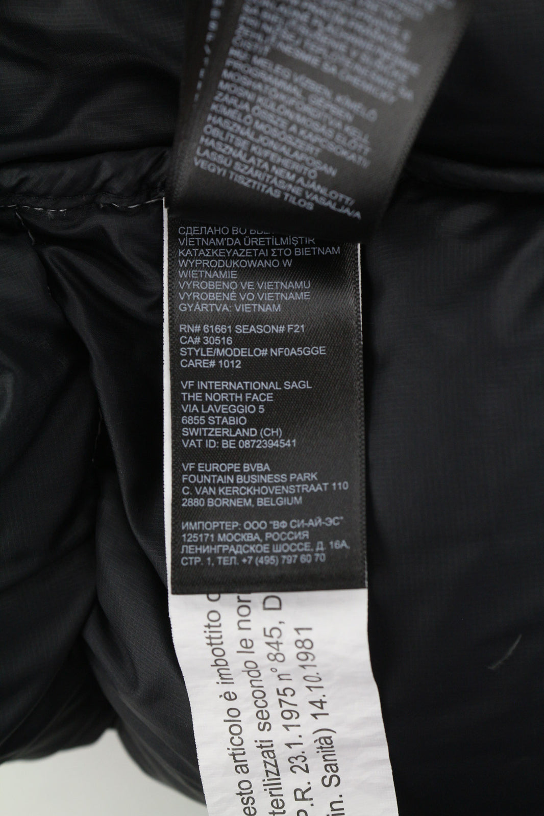 THE NORTH FACE Nuptse Short Women Jacket M White 700 Down Insulated Quilted