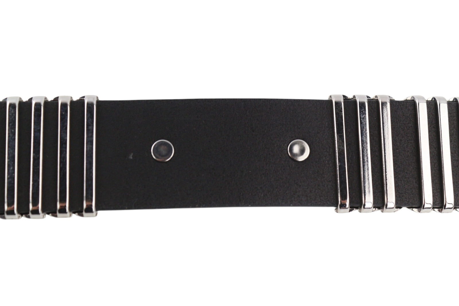 DIESEL B-Burny Women Belt 85 cm Black 100% Leather Detailed Metal RRP180