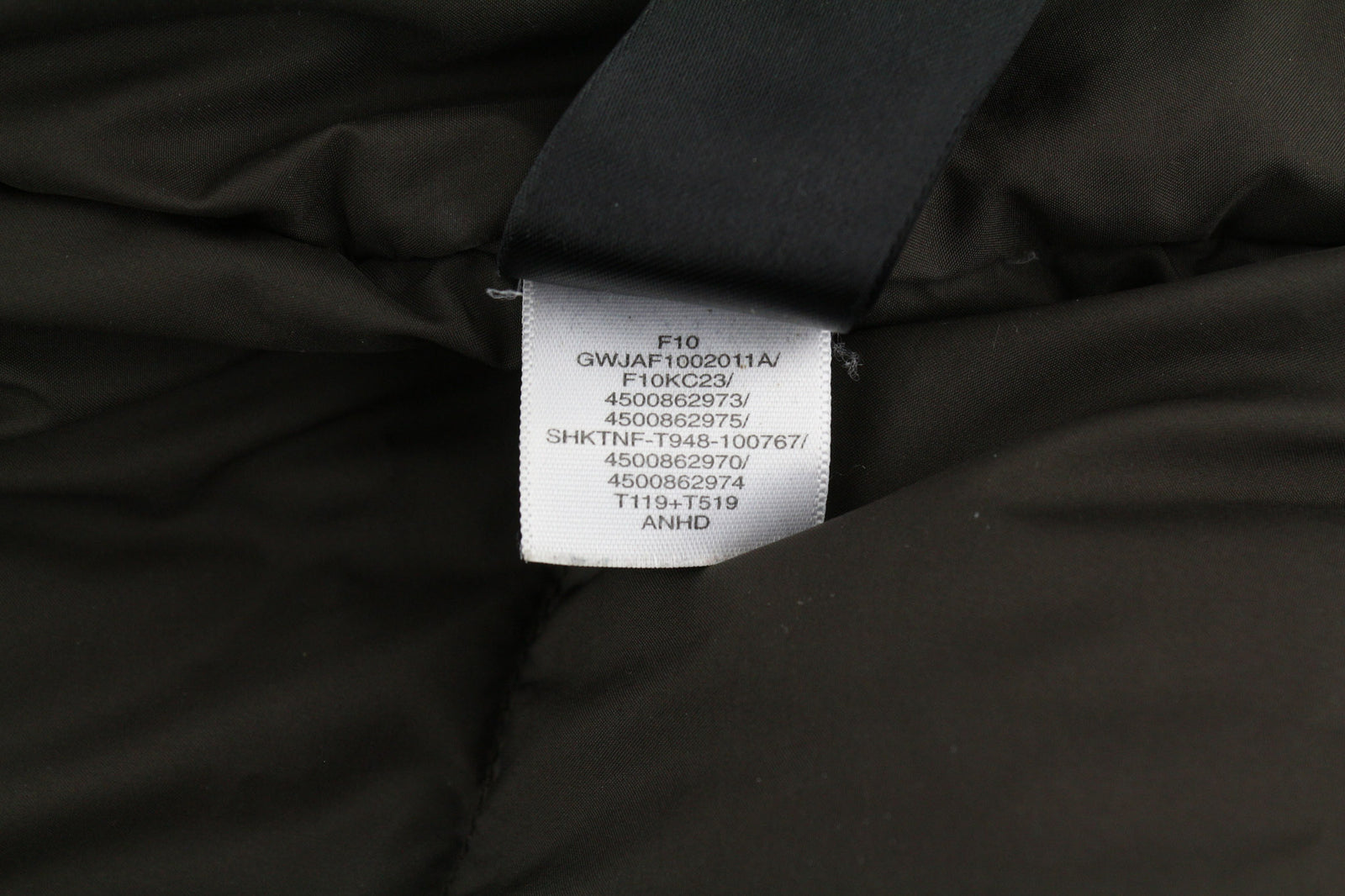 THE NORTH FACE Women Jacket S Brown Parka Goose Down Insulation Hooded Logo