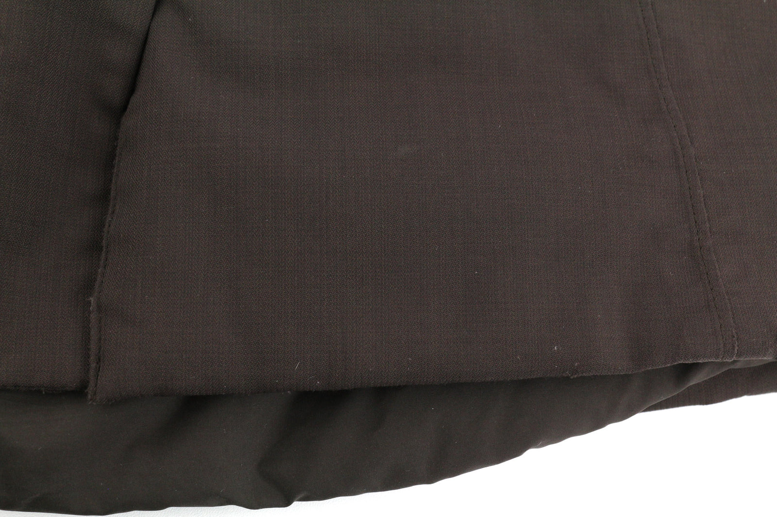 THE NORTH FACE Women Jacket S Brown Parka Goose Down Insulation Hooded Logo