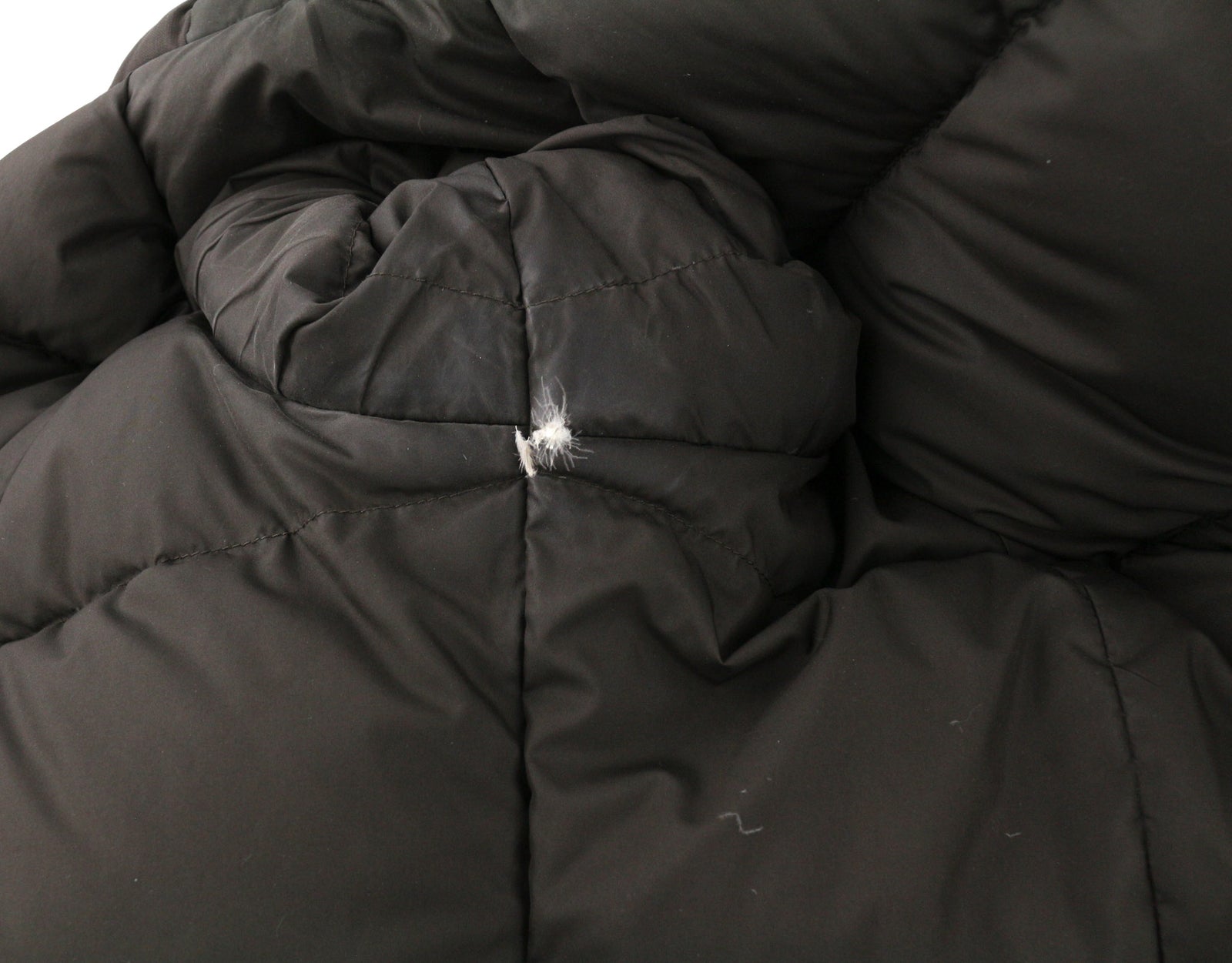 THE NORTH FACE Women Jacket S Brown Parka Goose Down Insulation Hooded Logo