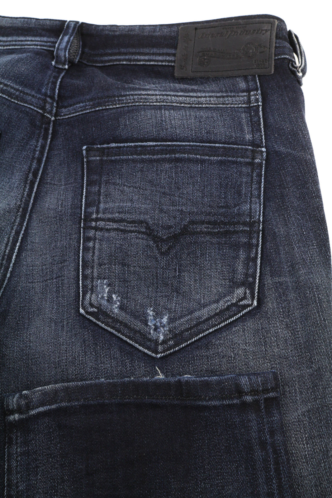 DIESEL D.N.A. Reen 0844T Women Jeans W26/L32  Regular Straight Stretch Distress