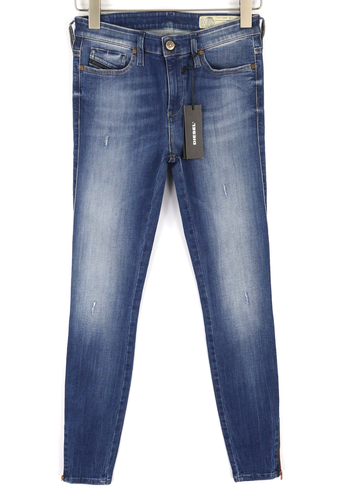 DIESEL Skinzee-Zip 084IY Women Jeans W27/L32 Super Slim Skinny RRP€190