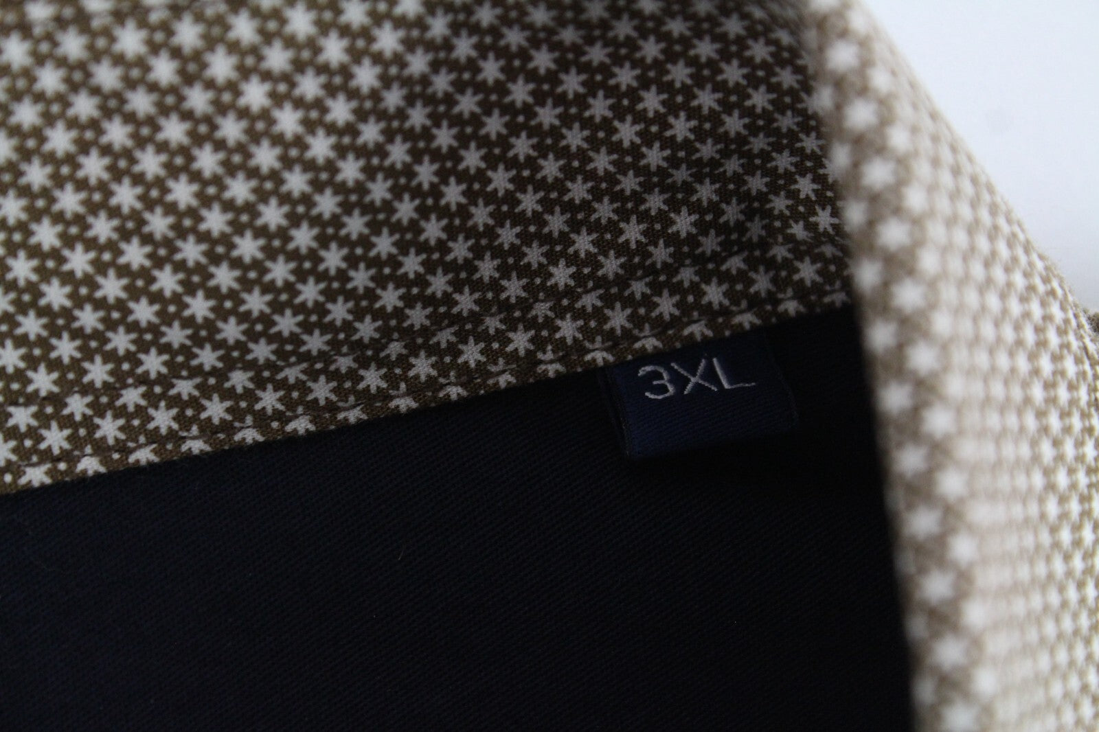 HARMONT & BLAINE Men Shirt 3XL Seamless Welt Pockets Floral Print Narrow Fit