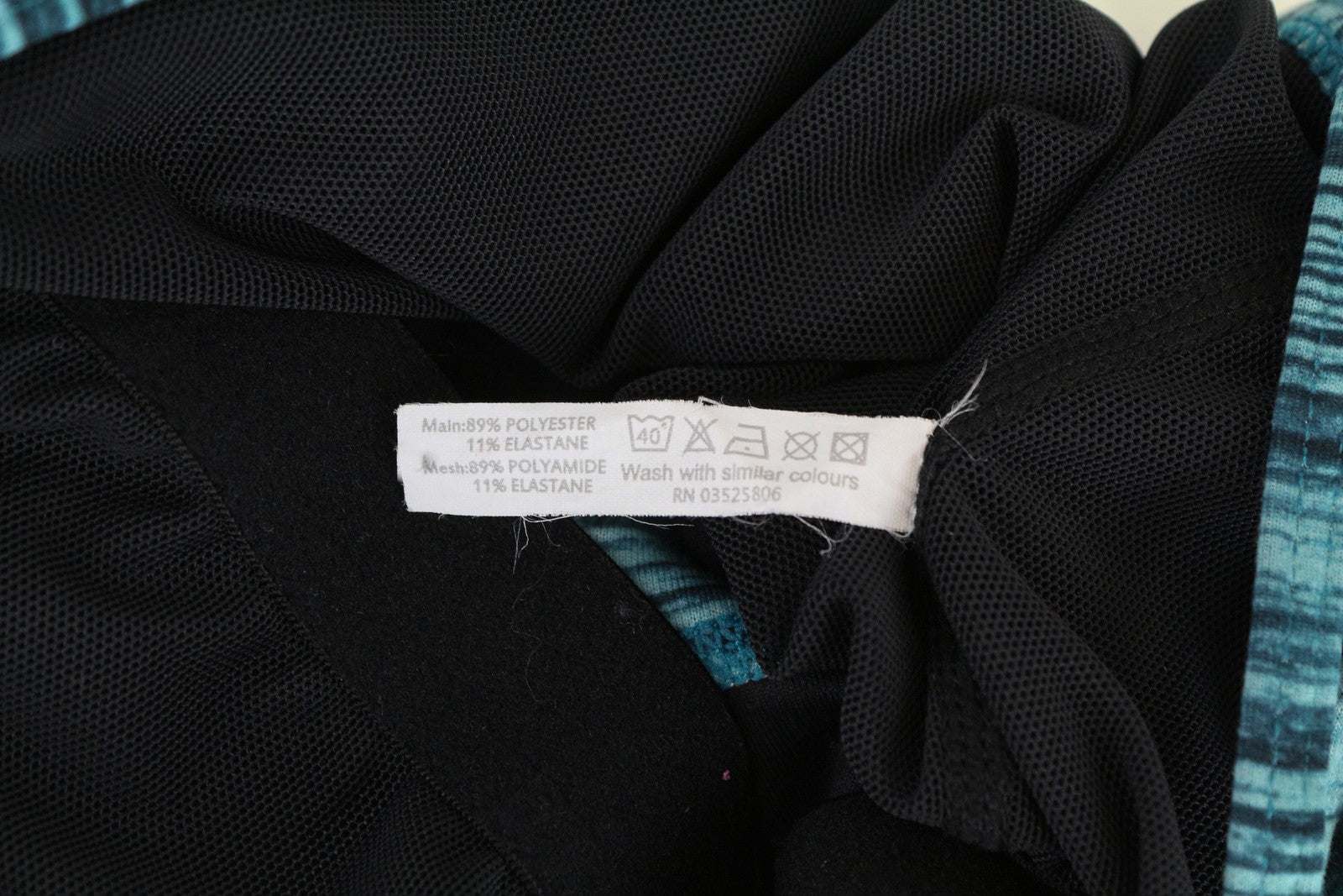 SWEATY BETTY Women's 2XS Printed Blue  Gym Stretch Sports Bra Summer