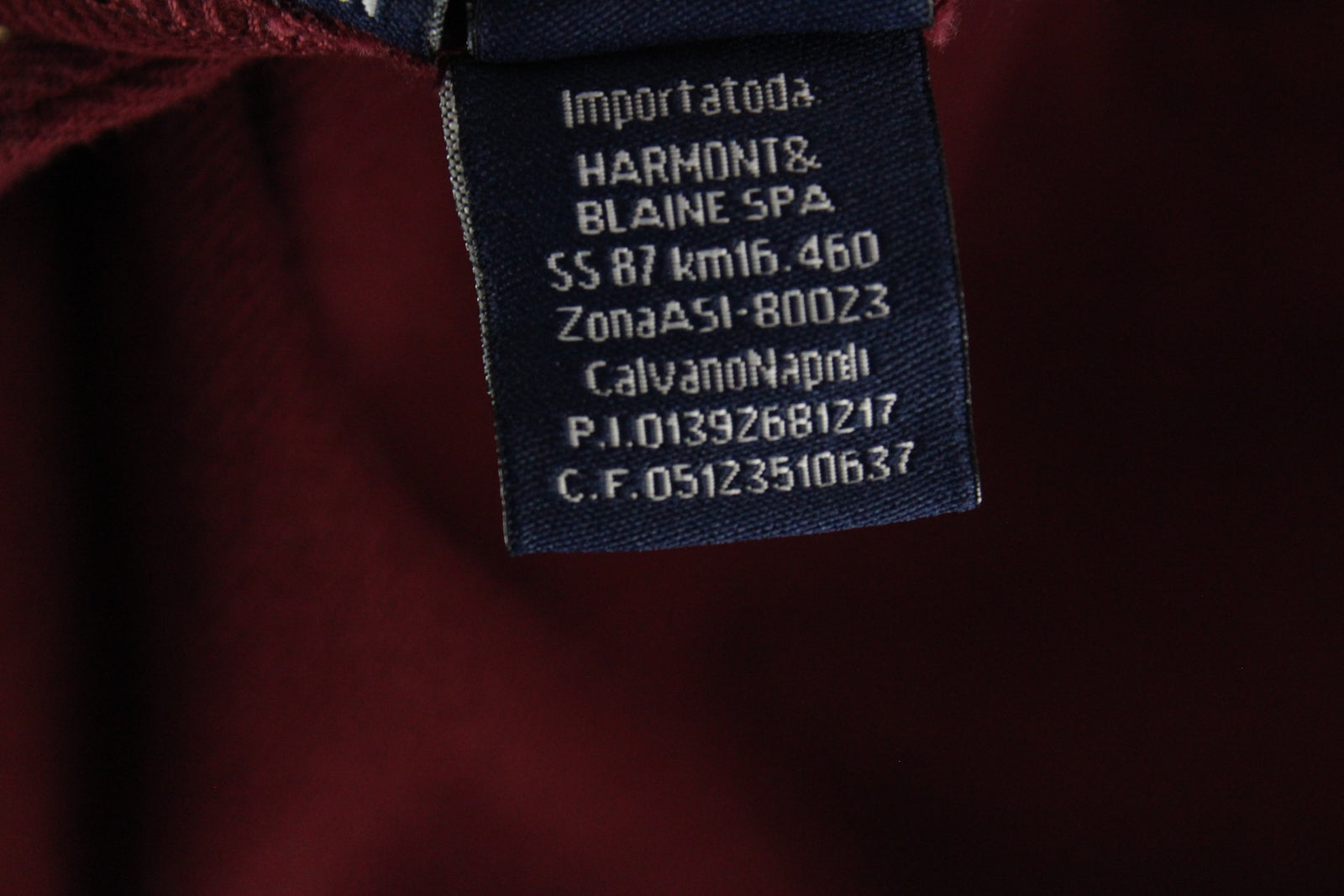 HARMONT & BLAINE Men Trousers 50 Burgundy Red Narrow Fit Stretch Twill Pocketed