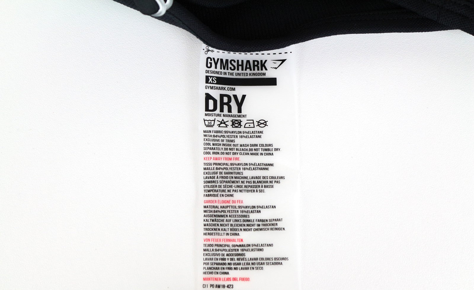 GYMSHARK XS Flawless Knit Black Gym Sports Bra Women's Stretch Activewear