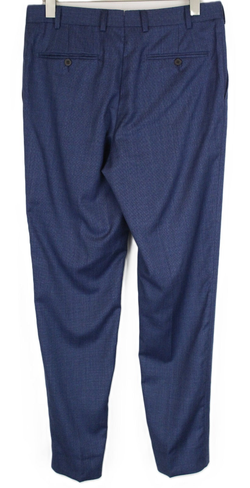 SUITSUPPLY Lazio Suit Men's UK36S Blue Wool Slim Fit 2 Piece with Pleats