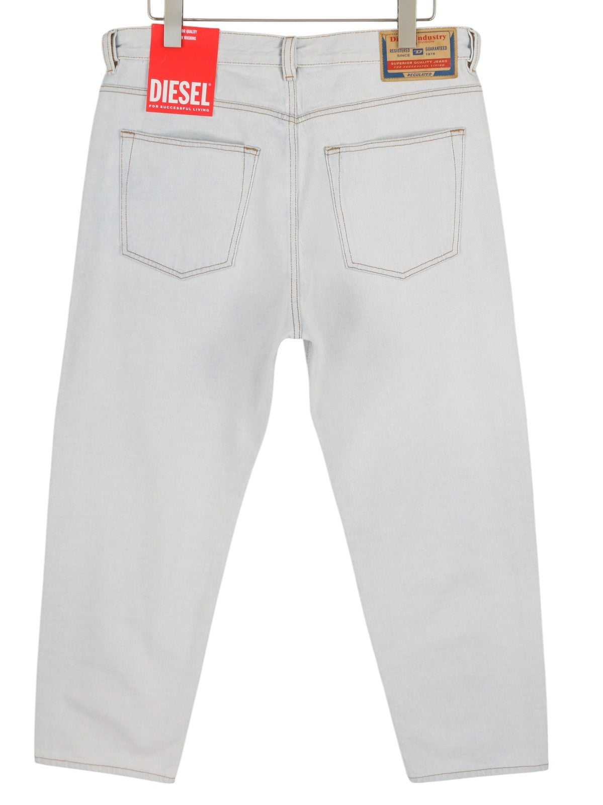 DIESEL 2010 0079Z Men Jeans W33/L30 Loose Fit Straight Leg Mid Waist RRP€250