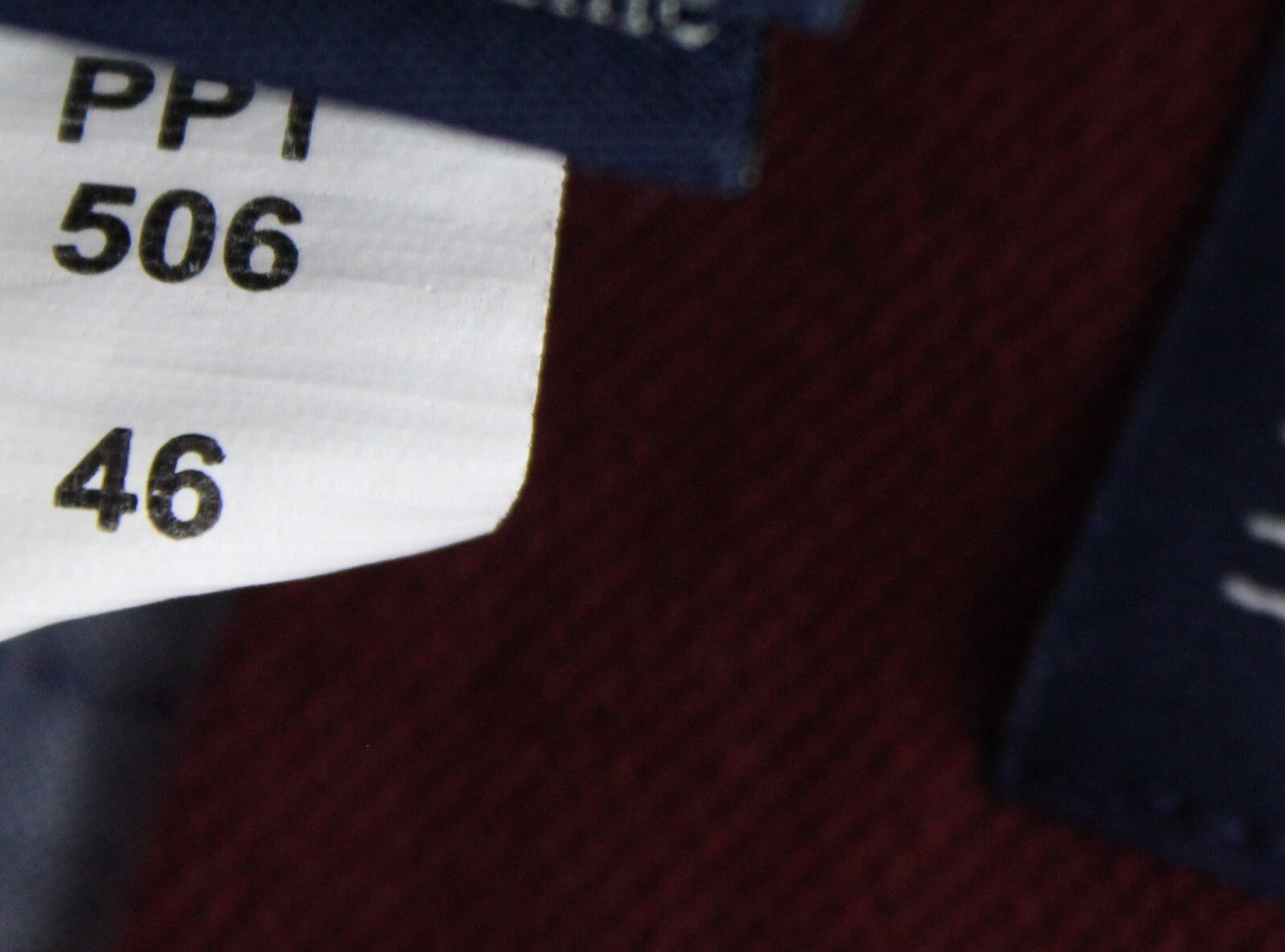 HARMONT & BLAINE Men Trousers 46 Straight Narrow Fit Burgundy Stretch Twill Red