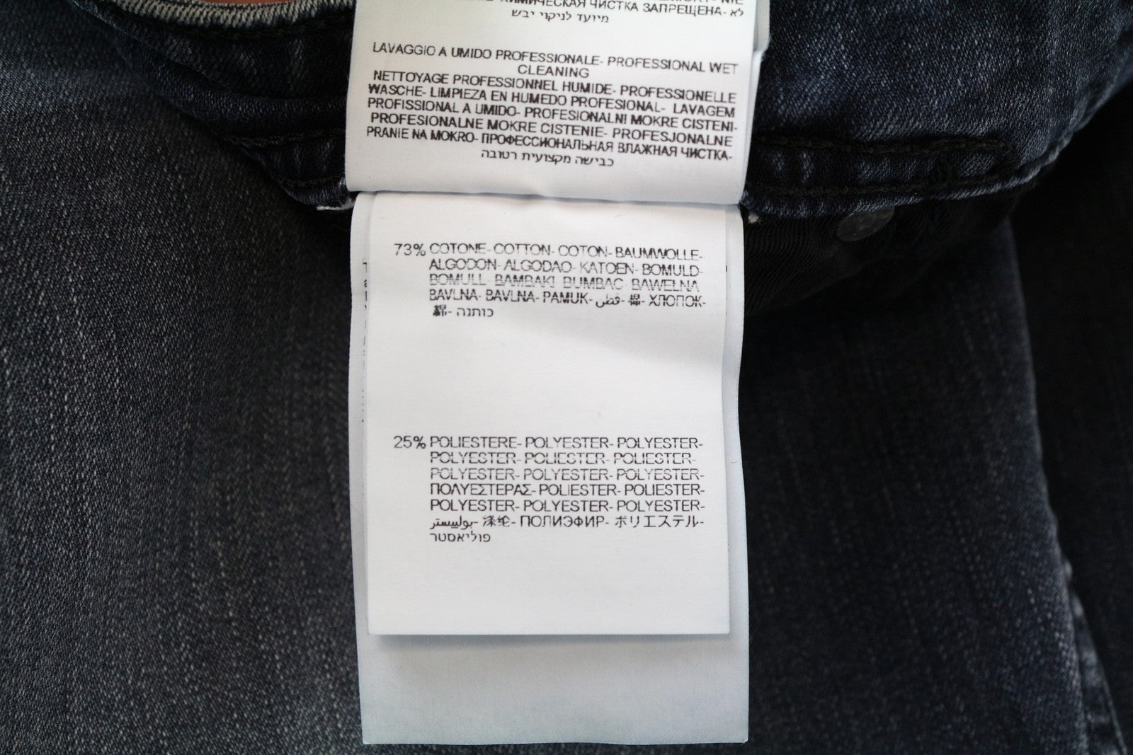 REPLAY Grover Straight džinsai W29/L34 mėlyni tamprūs medvilniniai skalbto kirpimo vyriški džinsai 