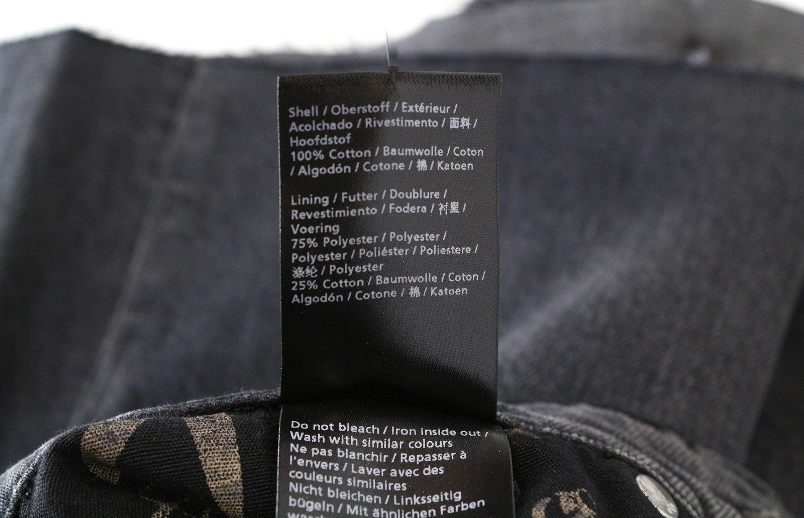 DENHAM Pearl Mini Women's Skirt W25 Washed Black Cotton Denim with Pockets