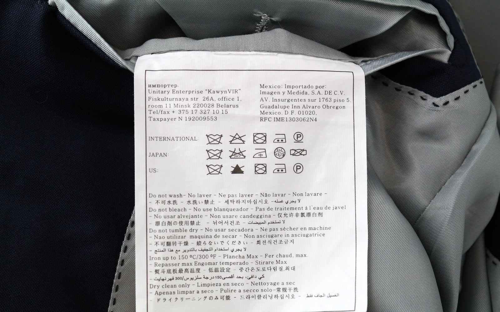 SUITSUPPLY Napoli Men Blazer UK38R Blue Super  Wool Dress Dress