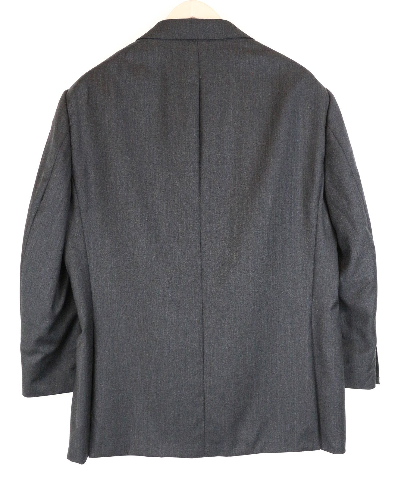 „SUITSUPPLY Napoli UK46S“ pilkas vilnonis vyriškas švarkas su pamušalu, vienaeilis 