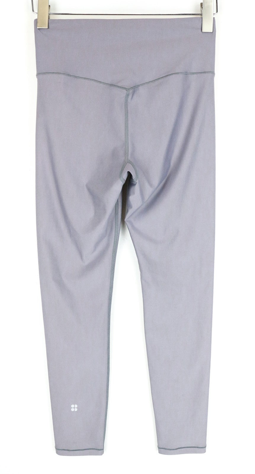 SWEATY BETTY Gym Leggings ~S Grey Pull-On Plain Stretch Activewear
