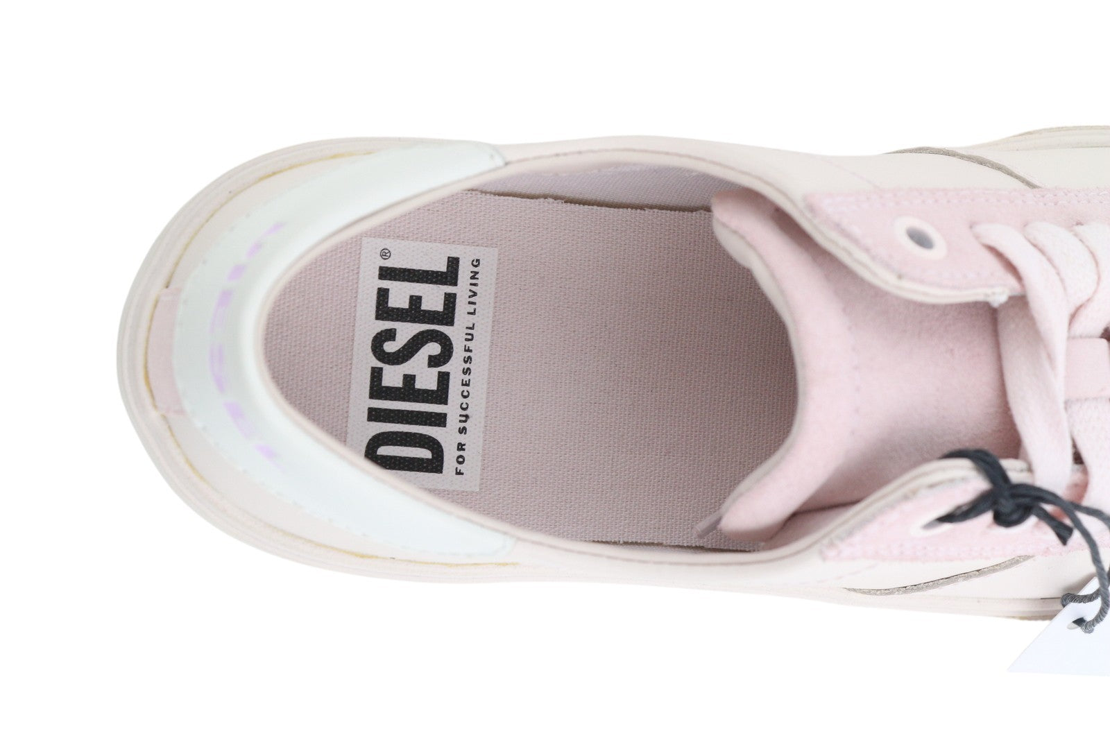 DIESEL S-Mydori Lc W Women Sneakers EU39 Light Pink Leather Almond RRP€200