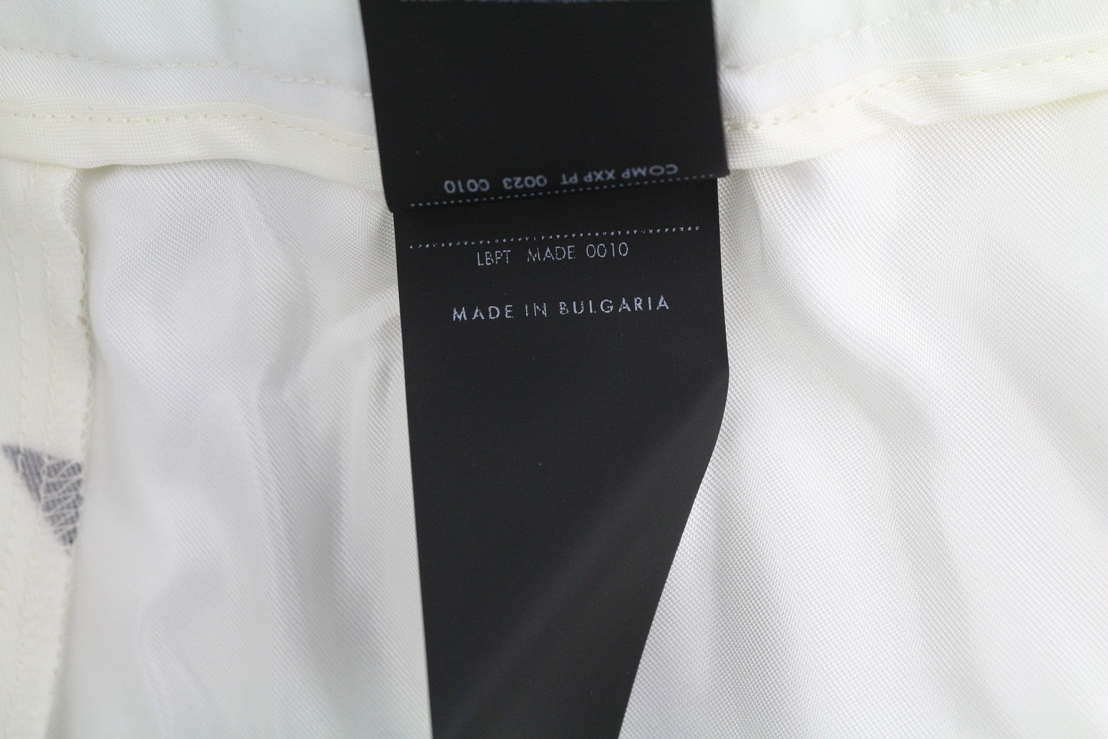 PT TORINO Mia Women Trousers 42 W26 White Flared Leg Patterned Ankle Length