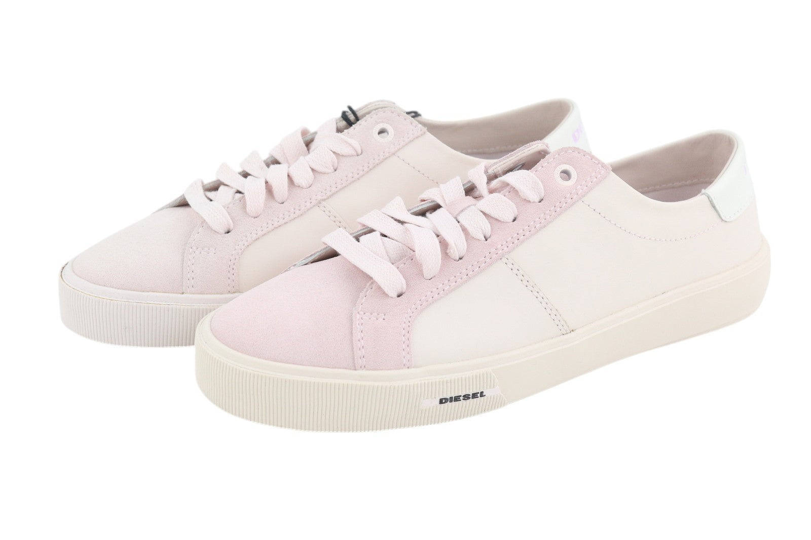 DIESEL S-Mydori Lc W moteriški sportbačiai, šviesiai rožinės spalvos, odiniai, migdolų spalvos, RRP 200 € 