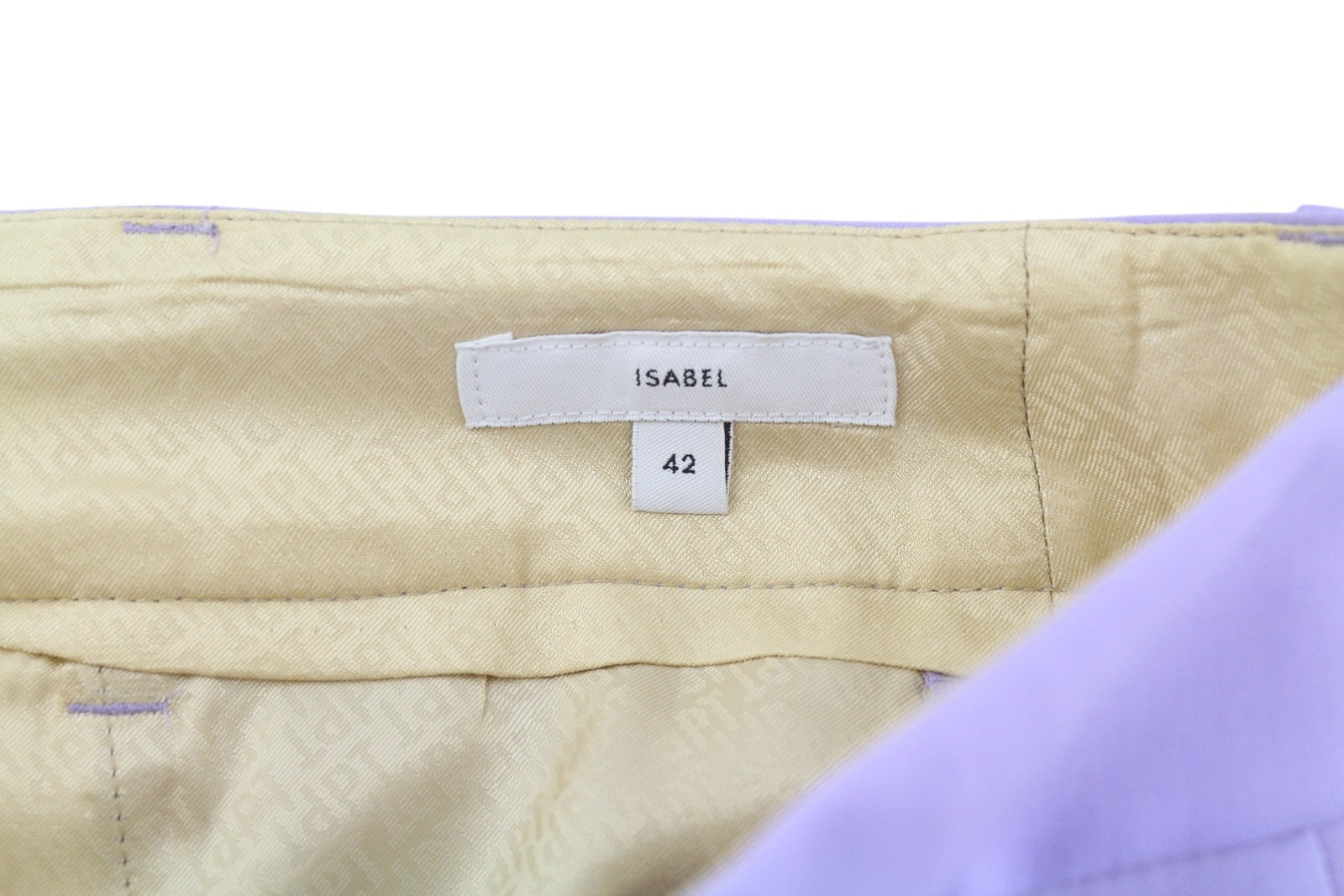 PT TORINO Isabel Women Trousers 42 W27 Purple Violet Fleece Wool Blend RRP€350