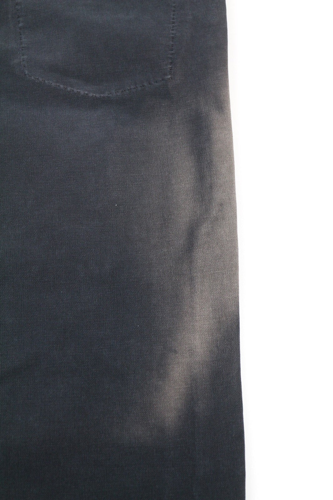 NUDIE JEANS Khaki Mens Trousers W32/L34 Regular  Cotton Stretchy Patched Black