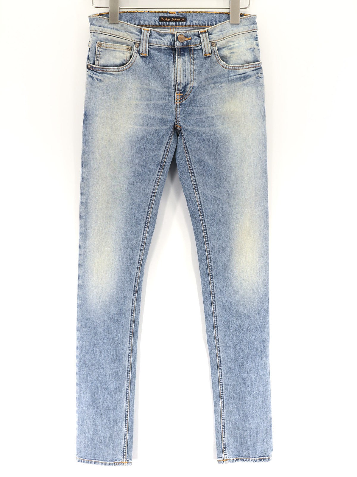 NUDIE JEANS Tube Kelly Mens Jeans W28/L36 Tight  Cotton Stretchy Washed Blue