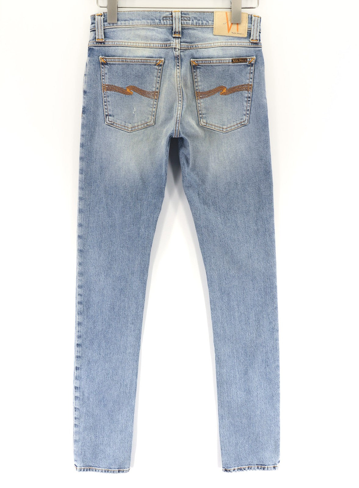 NUDIE JEANS Tube Kelly Mens Jeans W28/L36 Tight  Cotton Stretchy Washed Blue