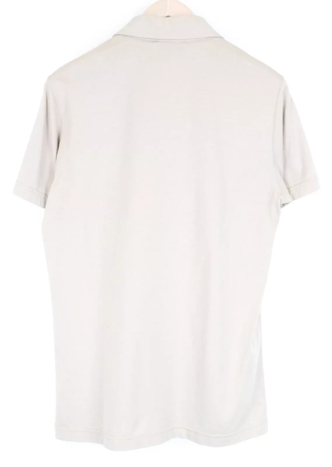 RICHMOND Polo Men Tee L Light Grey Cotton Short Sleeve Casual