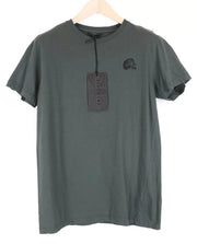 RICHMOND Men Tee L Green Cotton T-Shirt Short Sleeve Casual