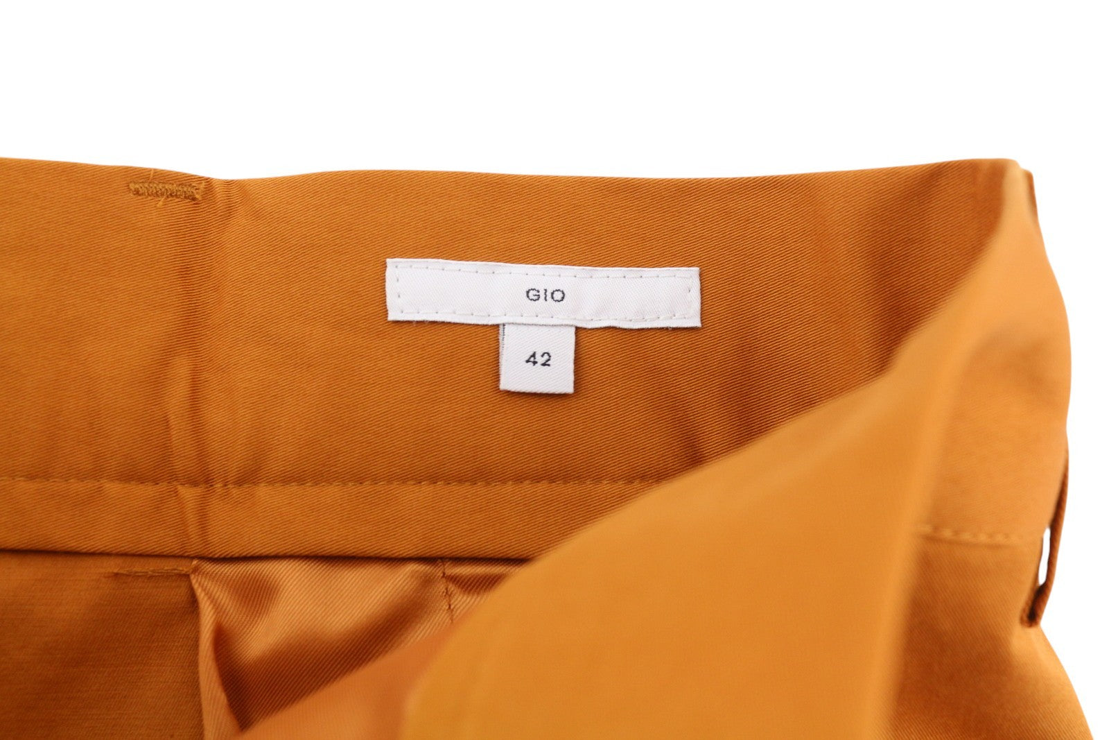 PT TORINO Gio Women Trousers 42 W31 Chino Slim Turn-Up Ankle Crop Brown RRP€240