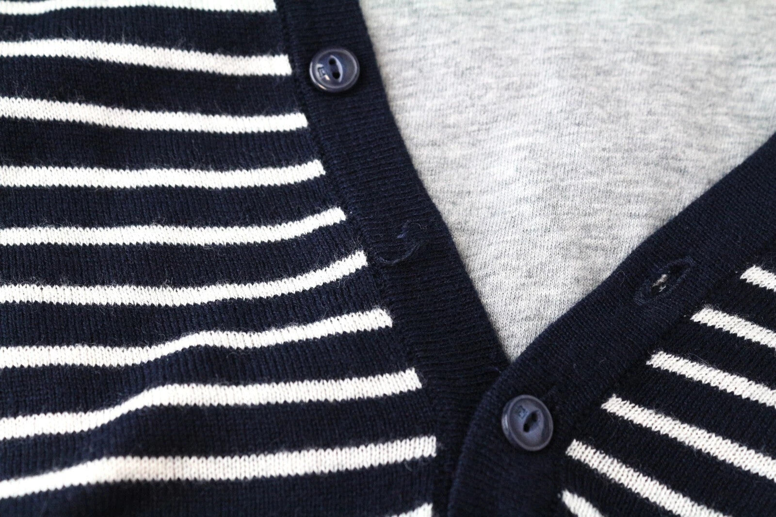 SCOTCH & SODA Ams Couture S Navy Men Sweatshirt Cotton Striped Layered