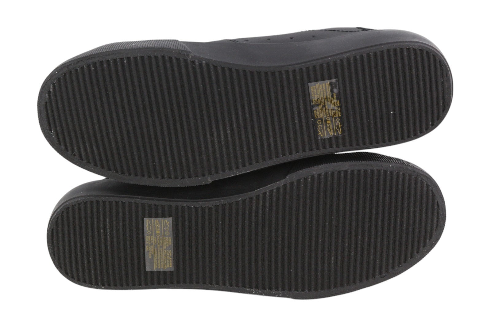 DIESEL S-Mydori Lc Men Sneakers EU45 Black Leather Laced Low Top Logo RRP€200