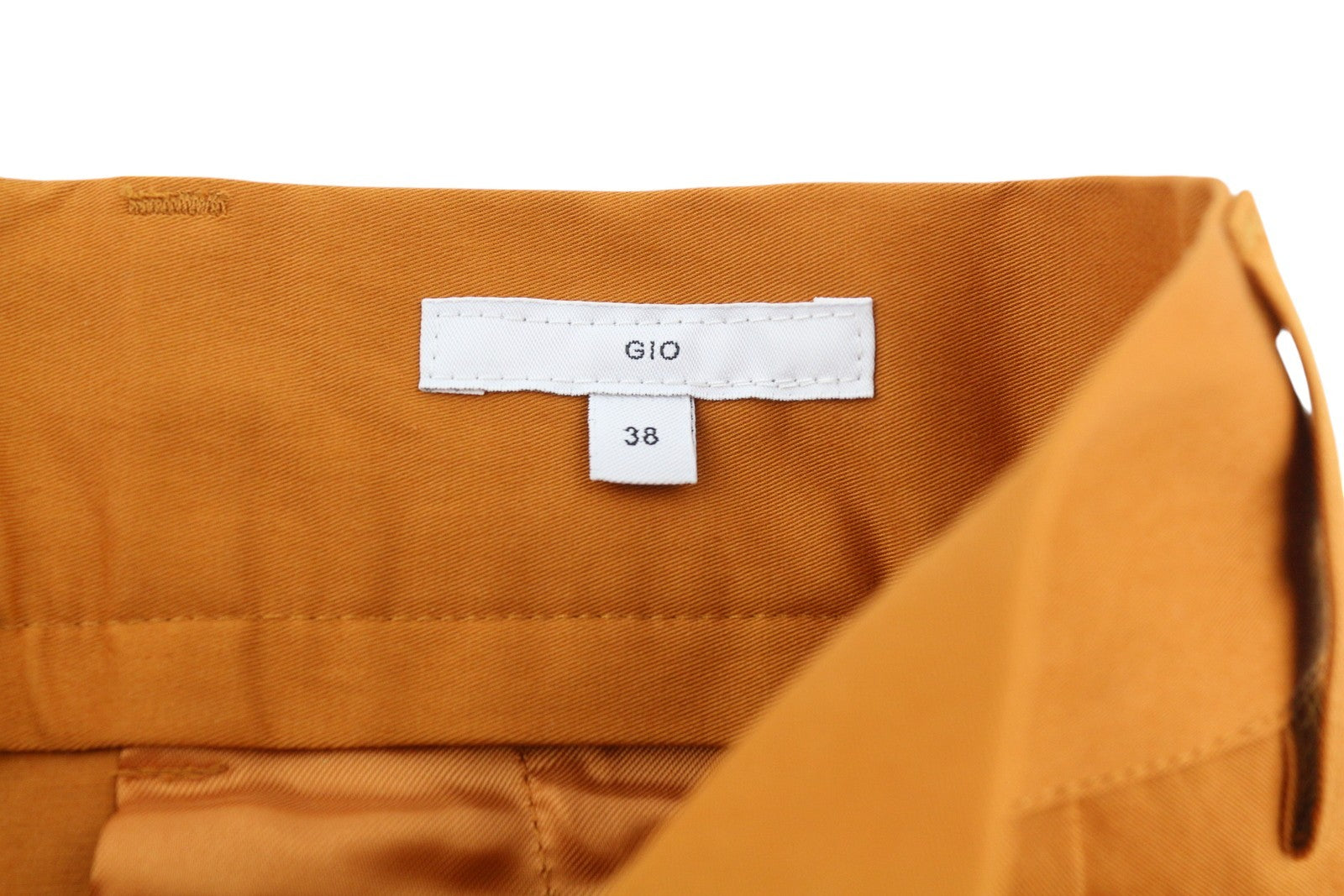 PT TORINO Gio Women Trousers 38 W28 Chino Slim Turn-Up Crop Length Brown RRP€240