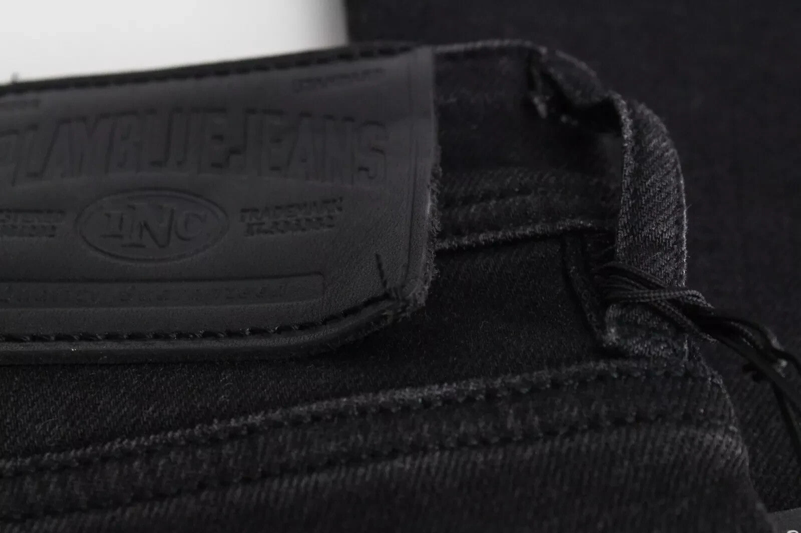 REPLAY Grover vyriški džinsai W30/L32 juodi džinsiniai su užsegimu, tamprūs, tiesūs 