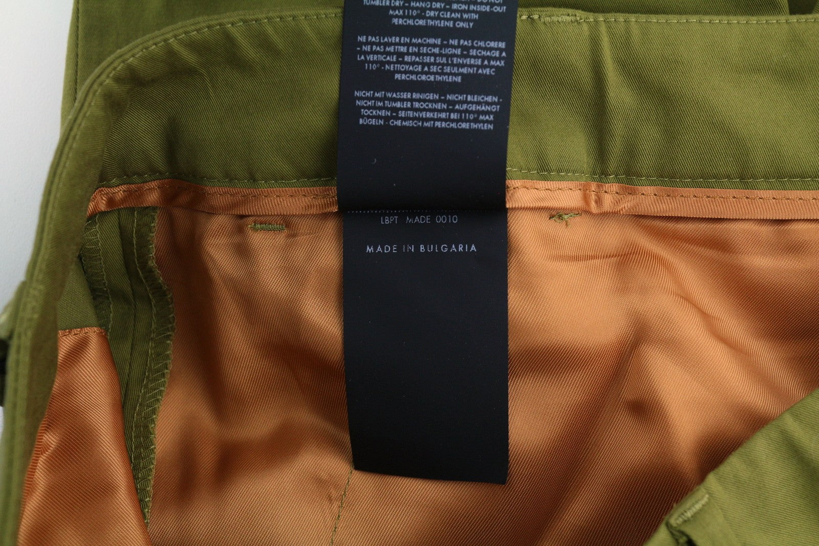 PT TORINO Jaine Women Trousers 40 W29 Green Bootcut Fit Ankle Length Zip RRP€249