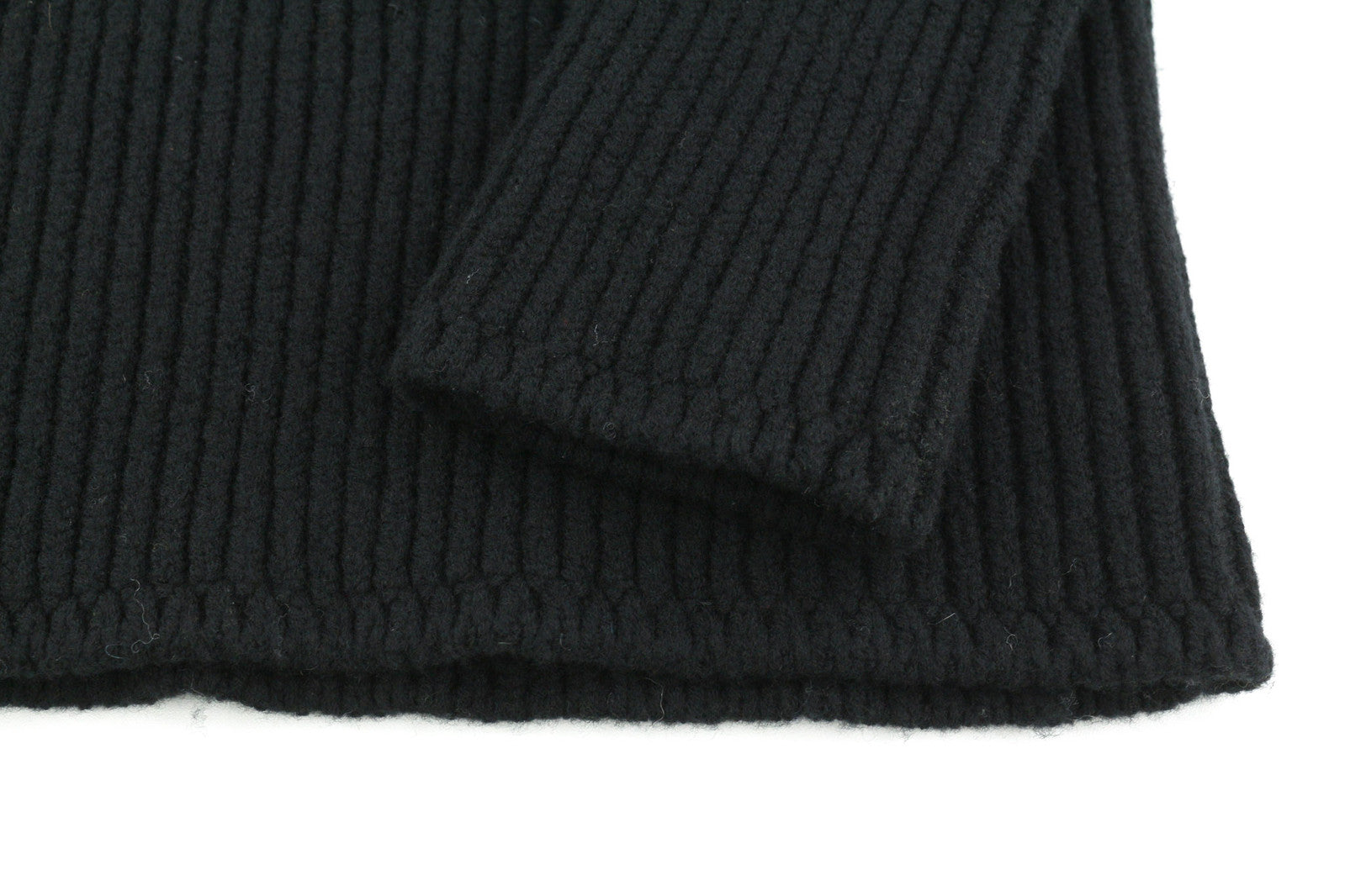 DIESEL M-Ysabell Women Jumper S Pullover Wool Cable Knit Crew Neck Black RRP€275