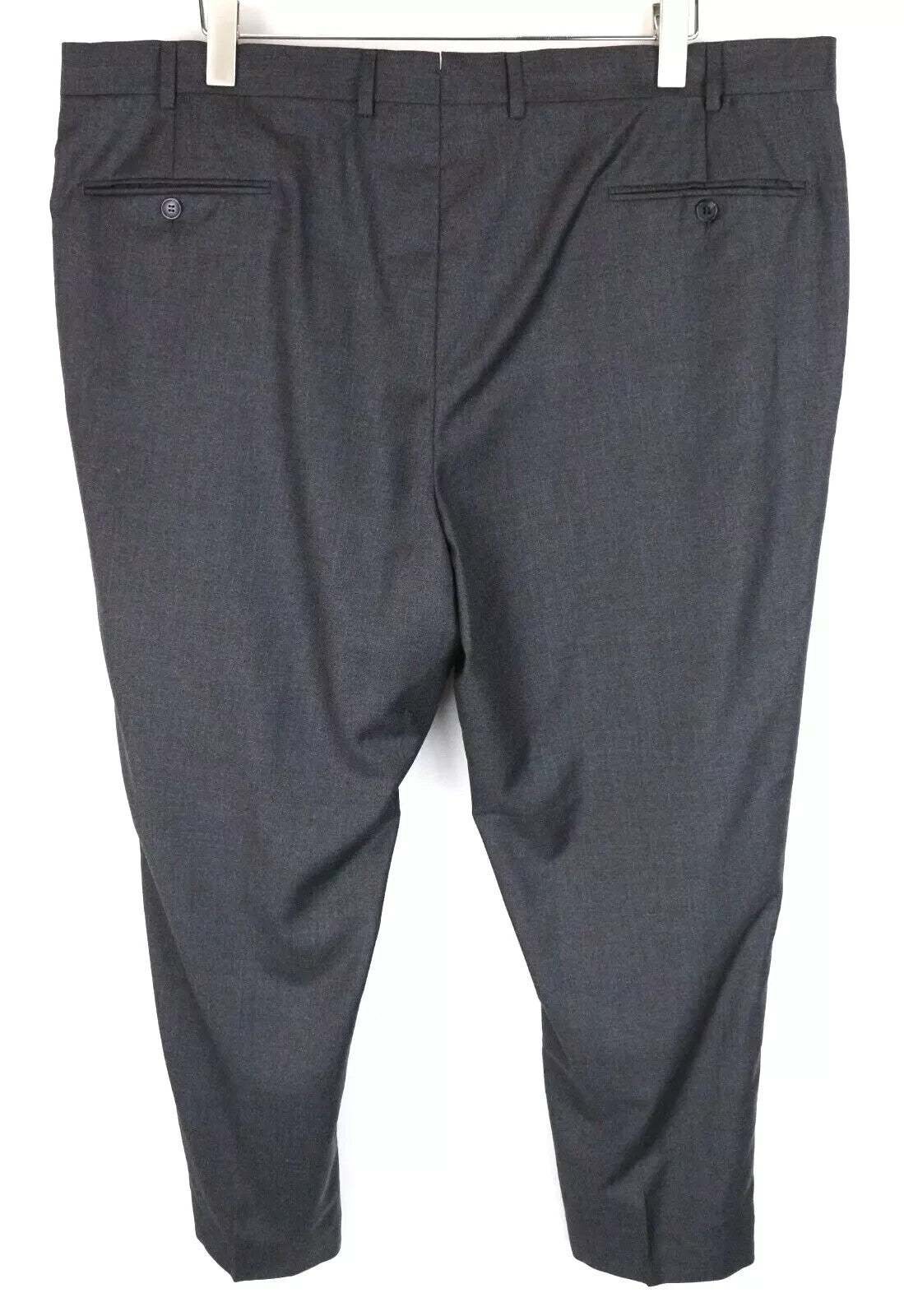 SUITSUPPLY Brescia Men Trousers UK46S Dark Grey Wool Classic Pleated Front