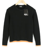 DIESEL M-Ariannenew Women Jumper M Black Pullover Crew Neck Knitted RRP€175
