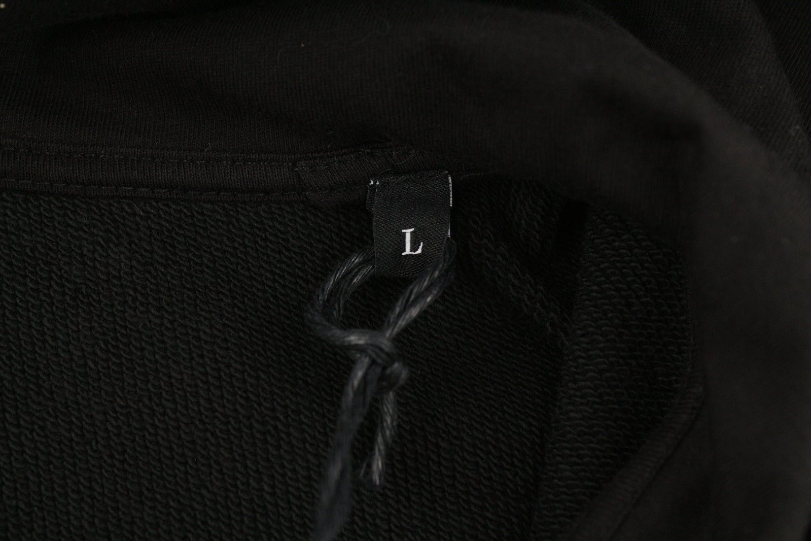 DIESEL K-Connet Men Hoodie L Black Pullover Hooded Sheer Open Knit RRP€195