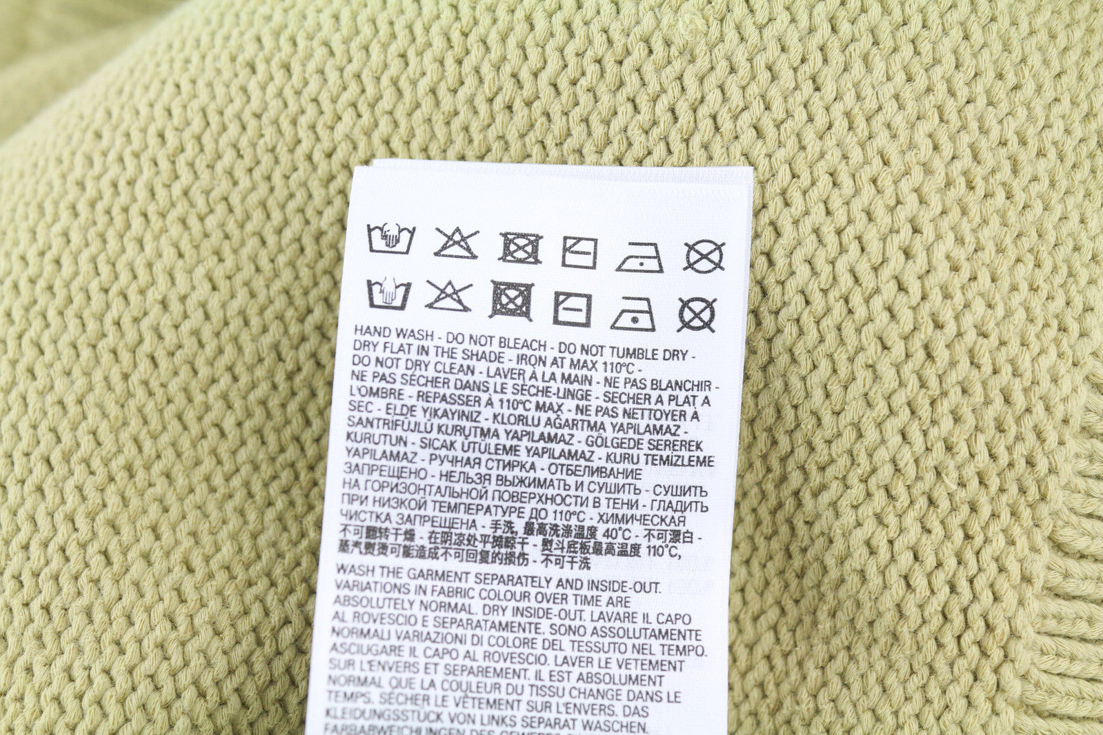 DIESEL K-Onnor Men Jumper L Beige Jacket Hooded Neck Tight Knit RRP€395