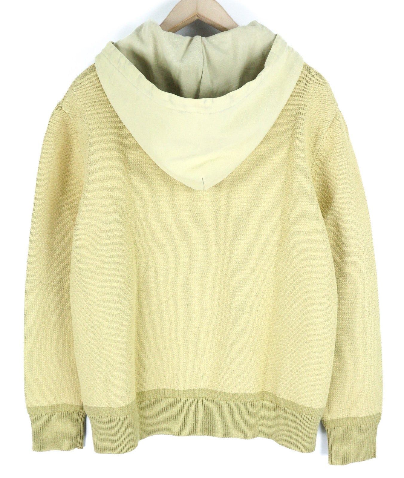 DIESEL K-Onnor Men Jumper L Beige Jacket Hooded Neck Tight Knit RRP€395